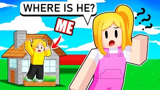 Using a TINY Secret Base To CHEAT in Hide & Seek! (Roblox Bedwars)