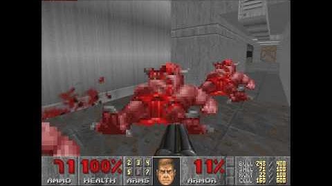 Doom 2 Doom 2 Redux Level 31 UV with 98.2% in 22:58 (Time for jazz, commentary)
