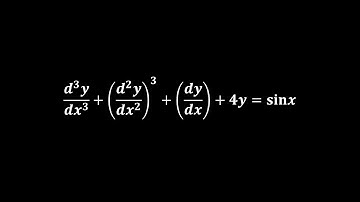 2.3 | Differential Equations | Order and Degree of a Differential Equation
