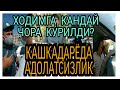 КАШКАДАРЁДАГИ АДОЛАТСИЗЛИК!ХОДИМГА КАНДАЙ ЧОРА КУ́РИЛДИ?