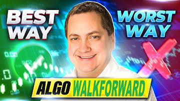 Algorithmic Trading Walkforward How To - PLUS Manual WFP vs MultiWalk Comparison