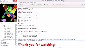 Basic Java - Using random for drawing ovals