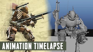 Diesel Knights - Mech Animation Timelapse 01