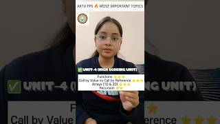 AKTU PPS 🔥 All 5 Units Most Important Topics | BTech 1st Year | Exam Ready | #aktu#pps#btech#viral