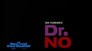 Dr. No (1962) title sequence