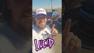 When I spot another #lucid parked in the wild...#lucidcaroftheyear #lucidair