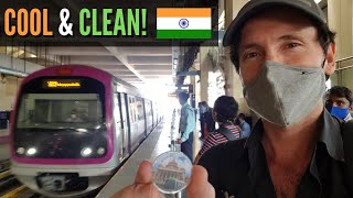 $0.40 BENGALURU Metro Rides: 3rd LONGEST in INDIA 🇮🇳