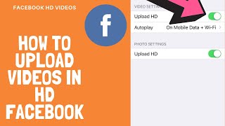 How to upload HD 4K/1080p  videos to Facebook 2019