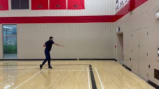 Arm Swing - Standing Figure 8 Throw w/ Hop