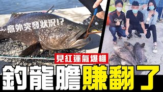 【海釣場系列】意外噴血！？但是盤到龍膽池老闆真爽！｜海釣場Ep.11｜九班的日常生活｜#釣魚#海釣場#龍膽石斑#龍虎斑#石斑 #Taiwan#fishing#釣り#어업