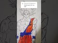 Goku PUI drawing from db manga #anime #art #shorts
