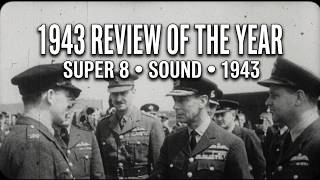 1943 Review of the Year | WW2 Gaumont British Newsreel | Super 8 Cinefilm 8mm