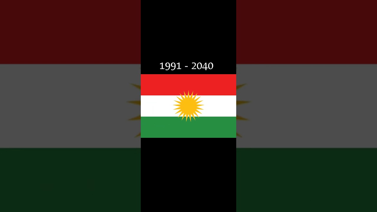 Future Kurdistan flags 