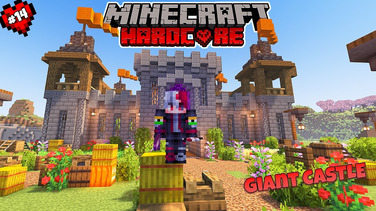 I Built a GIANT Castle in My Minecraft Hardcore World! EP 15 👑🔥 - YouTube