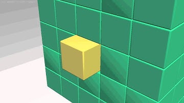 Cube Entering Cube Array