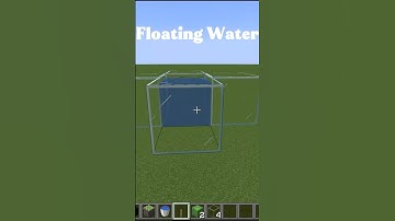 How to make Floating water STEP BY STEP#minecraft #minecrafttutorial