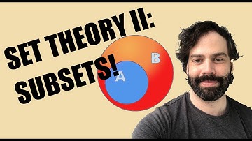 SET THEORY EXPLAINED w/ examples || Part 2: Subsets, supersets, proper subsets, proving subsets