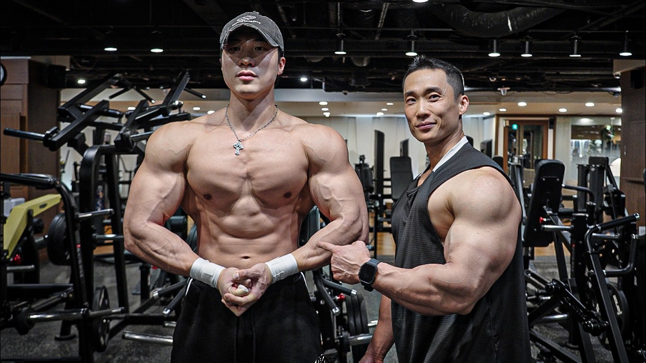 국가대표 보디빌더 형님과 올 프리웨이트 가슴운동 feat.설기관