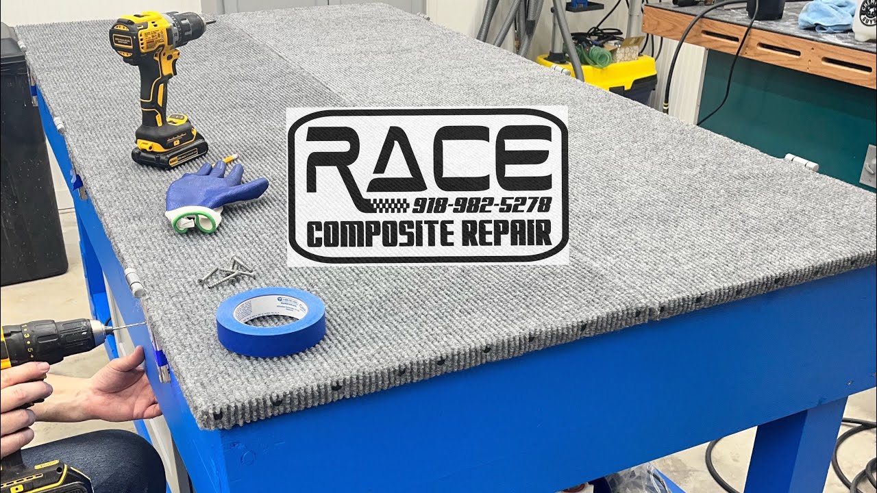 New wet sanding/polishing table home built