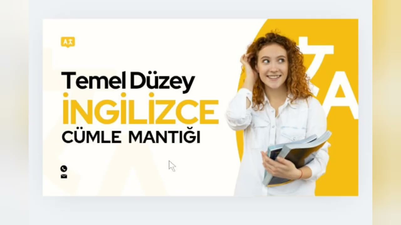 Temel Düzeyde İngilizce Cümle Kurmayı 3 Dakikada Öğren 