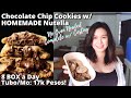 Chocolate Chip Cookies w/ HOMEMADE Nutella Filling for Negosyo | Costing Included (No Oven Needed)