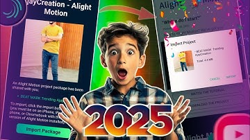 Alight Motion Project Import😍 Problem Solve 2025✅Import Package Problem Fix | KB EDIT BY