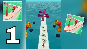 Fun Race 3D Gameplay Walkthrough || Level 1-9 || Part 1 || {Android}