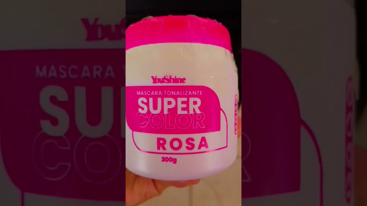 tinta rosa da shopee 