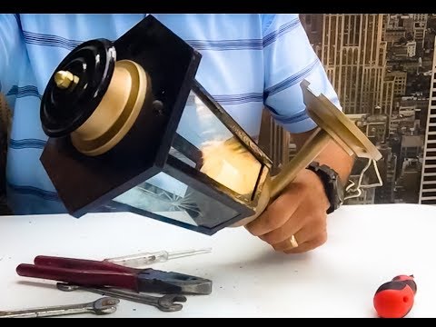 Cómo restaurar farol de jardín