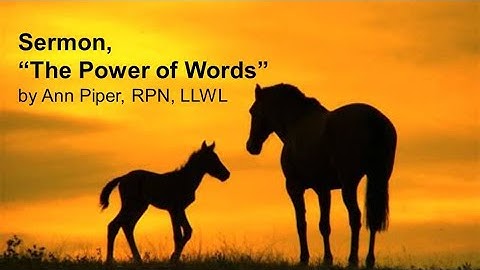 The Power of Words | James 3: 1-12 Taming the Tongue
