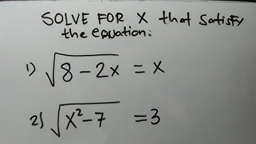 ALGEBRA, Find the value of X to satisfy the Equation.