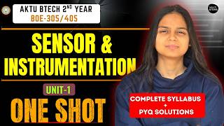 Sensor & Instrumentation | SI | Unit-1 | One Shot | Aktu Exams | BOE-305/405 | 2nd Year Aktu Exam screenshot 4