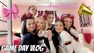 A Day In The Life of a High School Cheerleader!!! **GAME DAY**