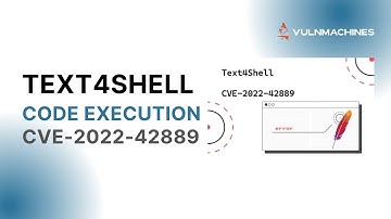 Text4shell remote code execution | [PoC] CVE-2022-42889