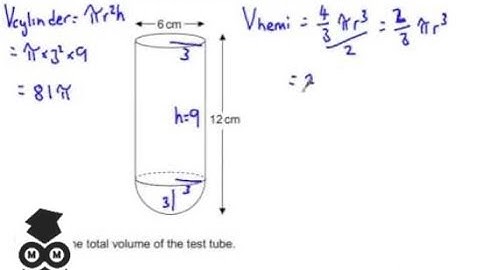 Volume of a Hemisphere and Cylinder Mathematics Revision