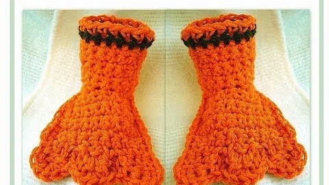 Crochet Adorable Duck Slippers!