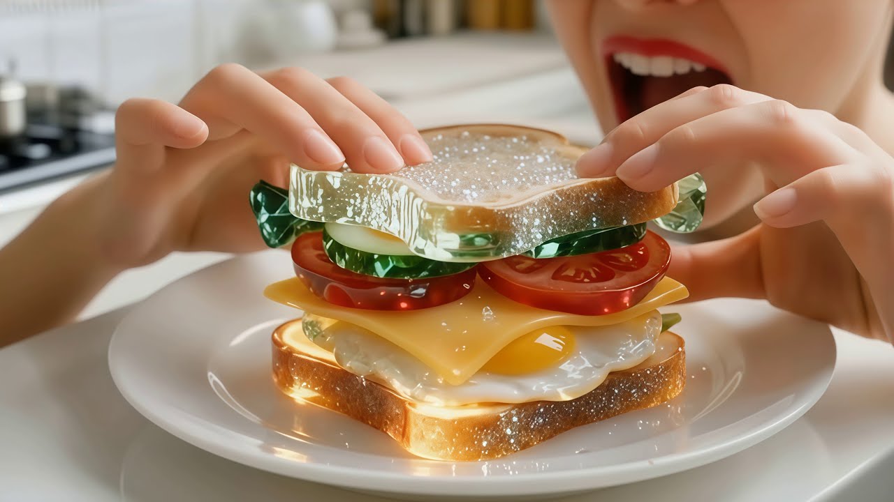 MOST SATISFYING Cooking ASMR Recipe 🍳🥓🧇