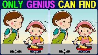 【Find the Difference】 ONLY GENIUS CAN FIND. Can you find them all?