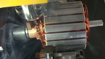 DC motor armature commutator hot stacking machine  Wind Automation welding  #Shorts
