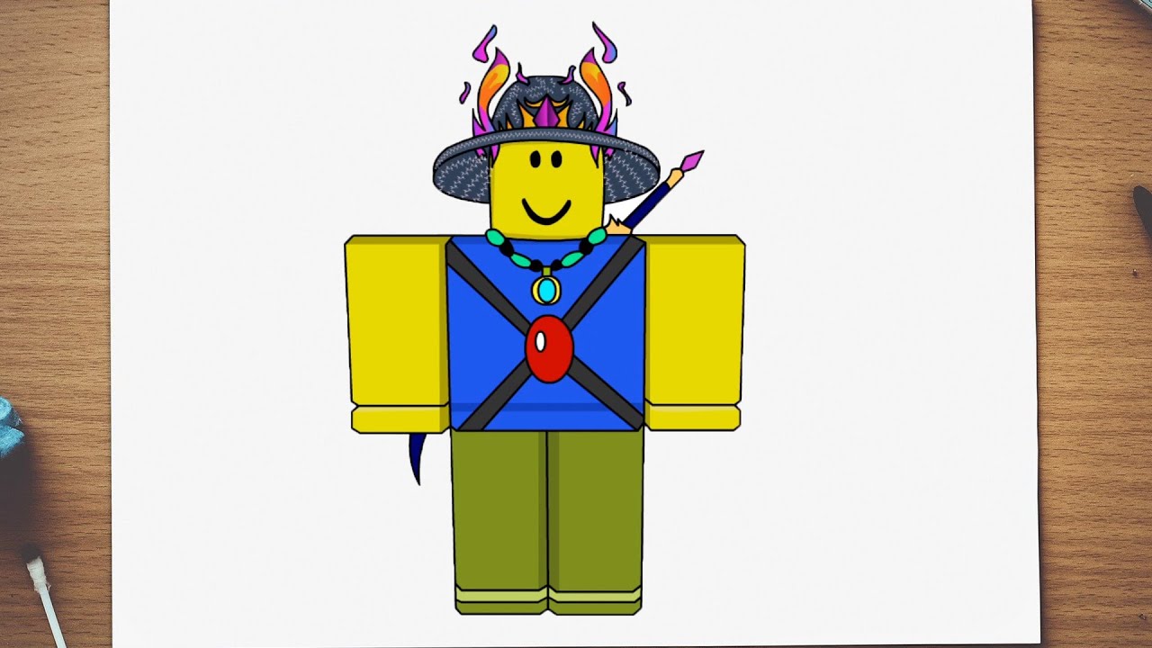 Drawing Roblox Avatars #103 - YouTube