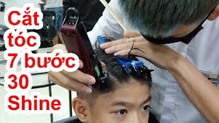 Nhóc Luân Cắt Tóc Ở 30Shine Với Combo 7 Bước Thư Giãn Và Tỏa Sáng Chỉ Với 80K