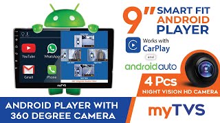 myTVS Android Player with 360 Degree Camera Parking Kit | Car Android Player | 360 Degree Camera's screenshot 3