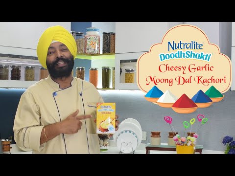 Cheesy Garlic Moong dal Kachoris | Holi Special | Chef Harpal Singh Sokhi | chefharpalsingh