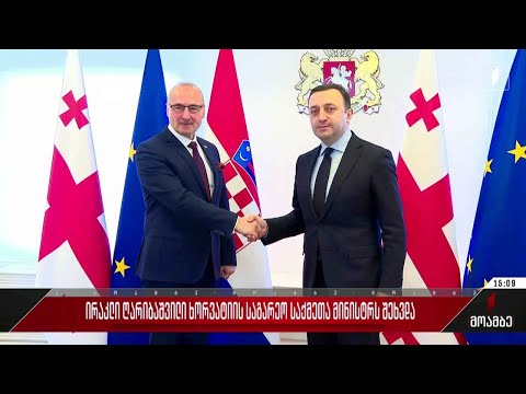 ირაკლი ღარიბაშვილი ხორვატიის საგარეო საქმეთა მინისტრს შეხვდა