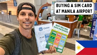 Buying a Sim Card at Manila Airport