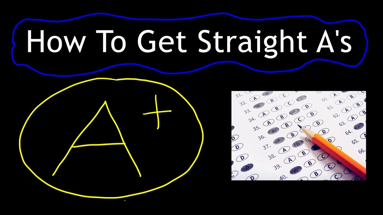 How to Get Straight A's in School