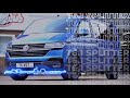 VW T6.1 Gloss Black Front Splitters | Vee Dub Transporters