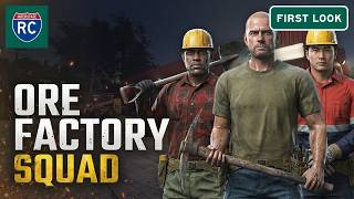 Ore Factory Squad Demo First Look - It's Digging a Hole AND Building a Factory!  Episode 1