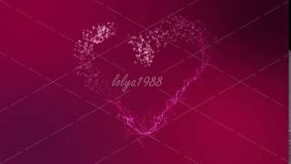Heart shape made of particles
