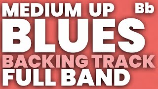 Blues In Bb Jazz Backing Track Swing 180 Bpm Brushes - Full Band